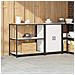 Set di Stoccaggio per Cucina 2 pcs Bianco 150 x 50 x 92 cm - Foto miniatura 4
