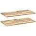 Mensole da Parete 2 pz 60x40x2 cm Legno Acacia Non Trattato - Foto miniatura 1