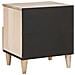 Comodino 2 pcs Beige 40 x 33 x 46 cm legno massello di mango - Foto miniatura 6