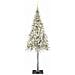Albero di Natale con 300 LED Bianco 210 cm PE e Acciaio - Foto miniatura 3