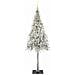 Albero di Natale con 300 LED Bianco 210 cm PE e Acciaio - Foto miniatura 4