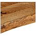 Piano Tavolo Bordi Vivi 70x40x3,8 cm in Legno Massello di Mango - Foto miniatura 7