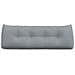 Cuscino per Schiena Grigio chiaro 140 x 24 x 50 cm Tessuto - Foto miniatura 6