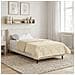 Duvet Estivo Crema 135 x 220 cm Microfibra e Fleece Teddy - Foto miniatura 2