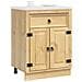 Armadietto SKI Marrone Miele 60 x 46 x 81,5 cm Pino massello - Foto miniatura 3