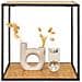 Mensola Vita-marrone-metallo-36x36x36 Cm - Foto miniatura 3