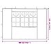 Parete per tenda da festa 2 pcs 300 x 195 cm Grigio Chiaro - Foto miniatura 6
