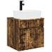 Mobile lavabo da parete Rovere Fumo 49 x 41 x 63 cm - Foto miniatura 1
