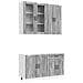 Unità Cucina KALMAR 4 pcs Sonoma grigio Legno ingegnerizzato - Foto miniatura 1