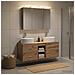 Set di mobili per il bagno 4 pcs Rovere Artigianale - Foto miniatura 2