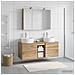 Set di mobili per il bagno 4 pcs Rovere Artigianale - Foto miniatura 4