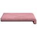 Cuscino per panchina 2 pz Velluto Rosa Profondità 35 cm - Foto miniatura 7