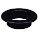 Rosone diametro 16 cm in acciaio nero opaco spessore 2 mm - Foto miniatura 1