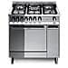 Cucina a Gas MT86GV / C 5 Fuochi Forno a Gas Classe A Colore Acciaio Inox - Foto miniatura 5