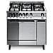 Cucina a Gas MT86GV / C 5 Fuochi Forno a Gas Classe A Colore Acciaio Inox - Foto miniatura 1