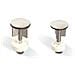 Tappo In Ottone Cromato Con Griglia Pvc, Tappo Per Pilette A Saltarello 1''1/4 Diametro Esterno Mm. 39,7 A Norme Din In Ottone Cromato Con Griglia In Pvc - Foto miniatura 1