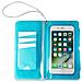 Flip Custodia Impermeabile SplashWallet per Smartphone da 6.2'' Colore Blu - Foto miniatura 1
