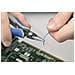 Pinza di precisione speciale per elettronica (135 mm) 34 22 130 - Foto miniatura 2