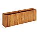 Fioriera Da Giardino 150x30x50 Cm In Legno Massello Di Acacia - Foto miniatura 6