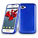Custodia Compatibile Con Lg L4 Ii (2.gen E740) In Blu - Coperchio Protettivo In Silicone Tpu Flessibile Con Design Spazzolato - Foto miniatura 1