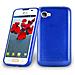 Custodia Compatibile Con Lg L4 Ii (2.gen E740) In Blu - Coperchio Protettivo In Silicone Tpu Flessibile Con Design Spazzolato - Foto miniatura 3