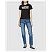 Flying V Crew Tee T-shirt, Nero (nero Blk), 40 (taglia Unica: Small) Donna - Foto miniatura 4