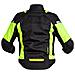 Moto Giacca Tessuto Impermeabile Mesh Fluo Xxl 4 Stagioni Protezioni Ce - Foto miniatura 3
