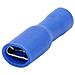 Femminile Disconnessioni Rapide Vinile Completamente Isolato 48 X 05 Millimetri Cavo Terminale Per 1.5-2.5mm (16-14 Awg) Blu 100pack - Foto miniatura 1