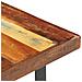 Tavolino Da Salotto In Legno Massello Di Recupero 142x90x42 Cm - Foto miniatura 8