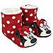 Stivaletti Minnie Imbottiti Con Fiocco Rosso / Bianco Bambina - Foto miniatura 1