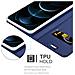 Custodia Compatibile Con Apple Iphone 12 / Iphone 12 Pro (6,1"" Zoll) In Classy Blu Scuro - Coperchio Protettiva Con Chiusura Magnetica, Funzione Stand E Tasca Per Le Carte - Foto miniatura 6