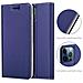Custodia Compatibile Con Apple Iphone 12 / Iphone 12 Pro (6,1"" Zoll) In Classy Blu Scuro - Coperchio Protettiva Con Chiusura Magnetica, Funzione Stand E Tasca Per Le Carte - Foto miniatura 7