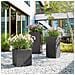 Fioriera CANTO Stone 40 High ALL-IN-ONE Nero Grafite - Foto miniatura 3