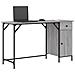 Scrivania Computer Grigio Sonoma 131x48x75 Cm Legno Multistrato - Foto miniatura 3