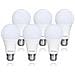 Pack 6 Pezzi Lampadina Led E27 9w (equivalente A 60w) - Luce Bianca Calda 2800k - 810 Lumen - Attacco Grande E27 - Goccia A60 - 60x120mm - Classe Energetica A+ - Foto miniatura 1