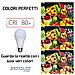 Pack 6 Pezzi Lampadina Led E27 9w (equivalente A 60w) - Luce Bianca Calda 2800k - 810 Lumen - Attacco Grande E27 - Goccia A60 - 60x120mm - Classe Energetica A+ - Foto miniatura 4