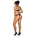 Set Di Lingerie Claudusia Obsessive Nero (2 Pcs) - Foto miniatura 2