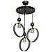Lampada A Sospensione Esin Con Tre Portalampade A Cerchio Mdl4423 - Foto miniatura 1