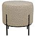 Pouf Alford - Grigio - Poliestere - 35,5x35,5x37 Cm - Foto miniatura 2