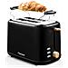 ATO850BW tostapane 7 2 fetta /e 800 W Nero, Legno - Foto miniatura 3