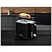 ATO850BW tostapane 7 2 fetta /e 800 W Nero, Legno - Foto miniatura 9