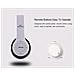 Bits Noise Cancell Foldable Bluetooth 5.0 Wireless Headset Fm Radio / Mp3 Mico Sd And Phone Call White - Foto miniatura 5
