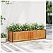 Fioriera Da Giardino 110x30x27,5 Cm In Legno Massello Di Acacia - Foto miniatura 1