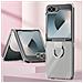 Cover Per Samsung Galaxy Z Flip6 Con Anello Rigida Sottile Leggera - Foto miniatura 4