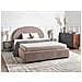 Letto Contenitore Bouclé Vaucluse 160 X 200 Cm Tortora - Foto miniatura 1