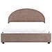 Letto Contenitore Bouclé Vaucluse 160 X 200 Cm Tortora - Foto miniatura 3