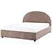 Letto Contenitore Bouclé Vaucluse 160 X 200 Cm Tortora - Foto miniatura 4