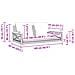 Panchina a Dondolo con Cuscini Beige 109x62x40 cm in Polyrattan - Foto miniatura 3