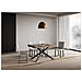 Tavolo allungabile 90x120/380 cm Plaker tortora gambe antracite - Foto miniatura 2