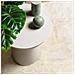 Tappeto Shaggy a Pelo Lungo NAVARRA Crema 120x120 cm poliestere - Foto miniatura 4